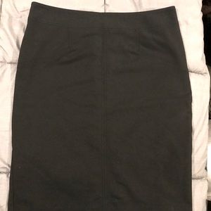 Black pencil skirt